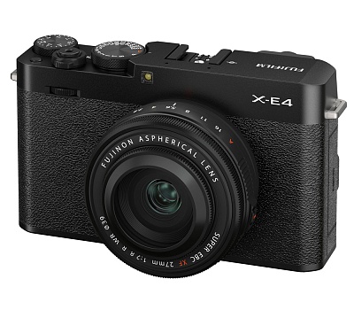 Фотоаппарат беззеркальный Fujifilm X-E4 Kit 27mm f/2.8 WR R Black