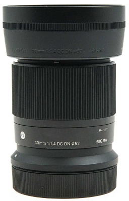 Объектив комиссионный Sigma 30mm f/1.4 DC DN Canon RF-S (б/у, гарантия 14 дней, S/N 58472877)
