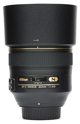 Объектив комиссионный Nikon 85mm f/1.4G AF-S Nikkor (б/у, гарантия 14 дней S/N 258599)