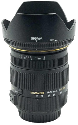 Объектив комиссионный Sigma 17-50mm f/2.8 DC OS HSM Canon EF-S (б/у, гарантия 14 дней, S/N 16120481)