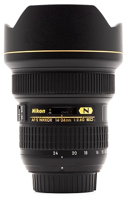 Объектив комиссионный Nikon 14-24mm f/2.8G ED AF-S Nikkor (б/у, гарантия 14 дней, S/N 578447)