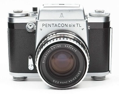 Фотоаппарат комиссионный пленочный Pentacon Six TL kit 80mm f/2.8 (б/у, гарантия 14 дней, S/N 75471)