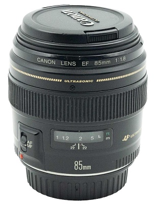 Объектив комиссионный Canon EF 85mm f/1.8 USM (б/у, гар-я 14 дней, S/N 90681627)