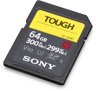 Карта памяти комиссионная Sony SDXC 64GB UHS-II U3 R300/W299Mb/s (SF-G64) (б/у) 