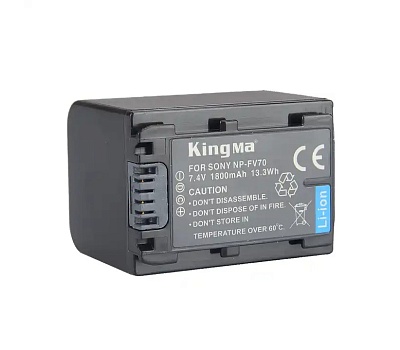Аккумулятор KingMa NP-FV70 (1800мАч)