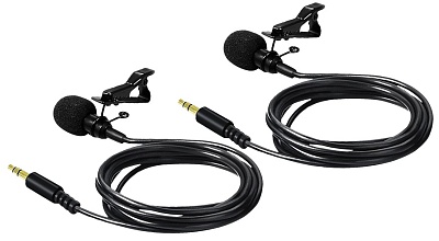 Микрофон Hollyland Professional Omnidirectional Lavalier DUO петличный всенаправленный 3.5mm  (2шт)