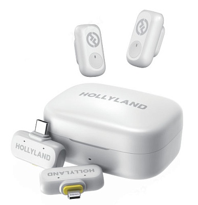 Микрофон Hollyland LARK A1 Combo (with USB-C RX + Lightning RX + Charging Case) беспроводной