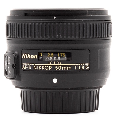 Объектив комисионный Nikon 50mm F/1.8G (б/у, гарантия 14 дней, S/N 2466690)