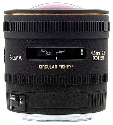 Объектив Sigma 4.5mm f/2.8 EX DC Circular Fisheye HSM Canon EF-S