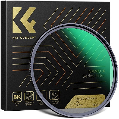 Светофильтр K&F Concept Nano-X Black mist 1/4 ND2-32 82mm нейтральный