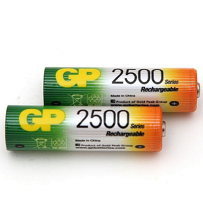 Комплект аккумуляторов комиссионный GP 2500 mAh 4 штуки (б/у)