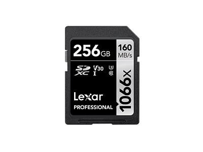 Карта памяти Lexar Professional SDXC 256GB UHS-I U3 V30 R160/W120MB/s (LSD1066256G-BNNNG)