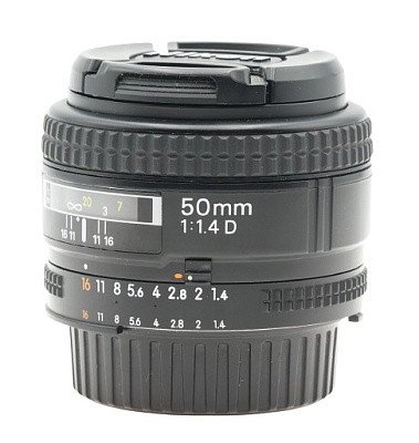 Объектив комиссионный Nikon 50mm f/1.4D AF Nikkor F (б/у, гарантия 14 дней, S/N 6346546)