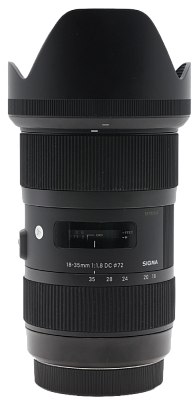 Объектив комиссионный Sigma 18-35mm F1.8 DC HSM Canon EF-S Art (б/у, гарантия 14 дней, S/N 55752540)