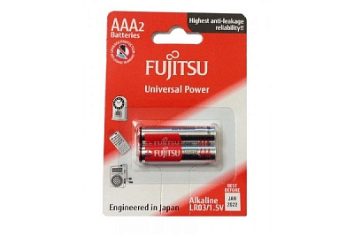 Батарейка Fujitsu LR03 (2B), FU-W-FI AAA серии, (цена за блистер из 2шт)