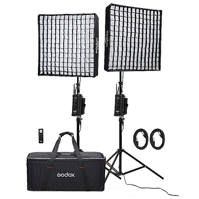Комплект постоянного света Godox FL150S 3200-5500K светодиодный для видео и фотосъемки
