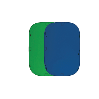Фон тканевый Fujimi FJ 706GB 1.5х2м складной хромакей Синий/Зеленый