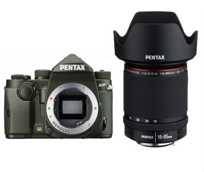 Фотоаппарат зеркальный Pentax KP Kit DA 16-85mm WR (3 рукоятки в комплекте)