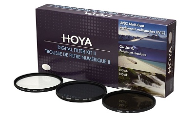 Комплект светофильтров Hoya DIgital filter kit: UV (C) HMC Multi, PL-CiR, NDX8 46mm