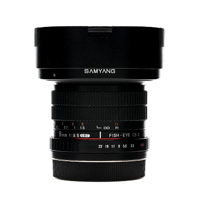 Объектив комиссионный Samyang MF 8mm f/3.5 AS IF UMC CS II Canon EF (б/у, гар-я 14 дней S/N312J1007)