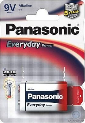 Батарейка Panasonic 6LF22REE/1BR, 9V в блистере