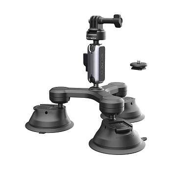 Держатель с присосками Pgytech Three-Arm Suction Mount для экшен-камер