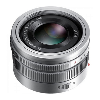 Объектив Panasonic Lumix Leica DG Summilux 15mm f/1.7 ASPH (H-X015E) Silver Micro 4/3