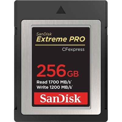 Карта памяти SanDisk CFexpress Type B 256Gb Extreme Pro R1700/W1200 (SDCFE-256G-GN4NN)