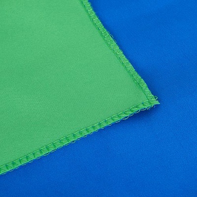 Фон тканевый GreenBean Field 2.4х5м хромакей Зеленый/Синий 