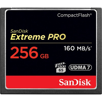 Карта памяти SanDisk Extreme Pro CF 256GB R160/W140MB/s (SDCFXPS-256G-X46)