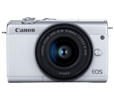 Фотоаппарат беззеркальный Canon EOS M200 Kit 15-45mm IS STM White