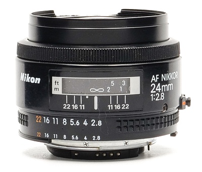 Объектив комиссионный Nikon 24mm f/2.8D AF Nikkor (б/у, гарантия 14 дней, S/N 237250)