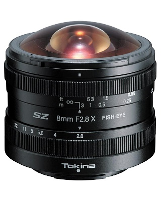 Объектив Tokina SZ 8mm F2.8 X FISH-EYE Fujifilm X