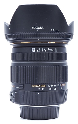 Объектив комиссионный Sigma AF 17-50mm f/2.8 EX DC OS HSM Nikon F 