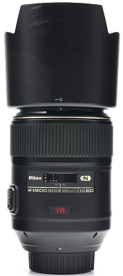 Объектив комиссионный Nikon 105mm f/2.8G IF-ED AF-S VR Micro-Nikkor (б/у, гарантия 14 дней)