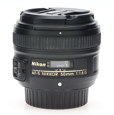 Объектив комиссионный Nikon 50mm f/1.8G AF-S Nikkor (б/у, гарантия 14 дней, S/N 3374542)