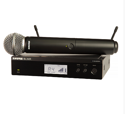 Микроофон Shure BLX24RE/SM58 M17, беспроводной, направленный, XLR / Jack 6.3