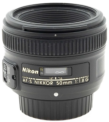 Объектив комиссионный Nikon 50mm f/1.8G AF-S Nikkor (б/у, гарантия 14 дней, S/N 2630597)