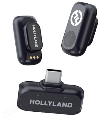 Микрофон Hollyland LARK A1 Mini Duo (with USB-C RX) беспроводной USB Type-C