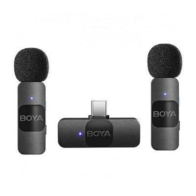 Микрофон Boya BY-V20, беспроводной, всенаправленный, USB Type-C
