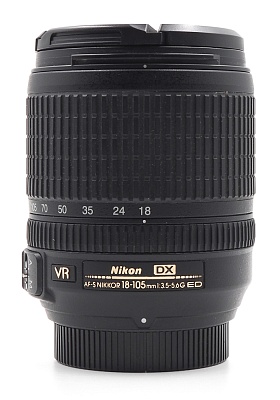 Объектив комиссионный Nikon 18-105mm f/3.5-5.6G DX VR Nikkor (б/у, гарантия 14дней, S/N 35848631)