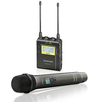 Микрофон Saramonic UwMic9 RX9-HU9, беспроводной, всенаправленный, 3.5mm