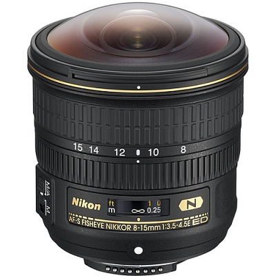 Объектив Nikon 8-15mm f/3.5-4.5E ED AF-S Fisheye-Nikkor