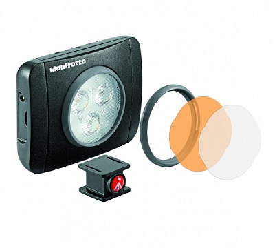 Осветитель Manfrotto MLUMIEPL-BK LED Lumie Play 5600K, светодиодный для видео и фотосъемки 
