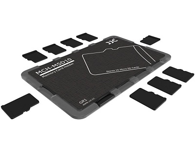 Кейс JJC MCH-MSD10GR для хранения карт памяти (10шт MicroSD)