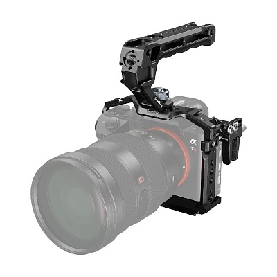 Комплект SmallRig 4198 для цифровой камеры Sony A7III, клетка, верхняя ручка и фиксатор кабеля