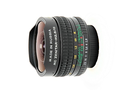 Объектив Зенит Зенитар-Н 16mm f/2.8 fisheye Nikon F