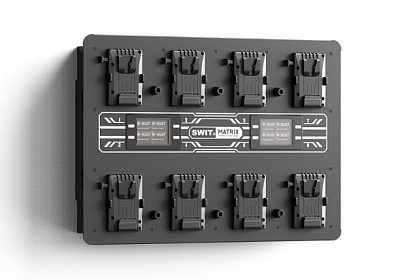 Зарядное устройство Swit MATRIX-S8 для аккумуляторов V‑Mount