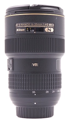 Объектив комиссионный Nikon 16-35mm F/4G ED VR AF-S (б/у, гарантия до 25.02.2020, S/N 403732)