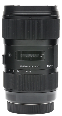 Объектив комиссионный Sigma 18-35mm f/1.8 DC HSM Art Canon EF-S (б/у, гарантия 14 дней, S/N52041239)